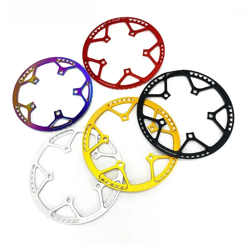 AliExpress Litepro Folding Bike Single Speed Chain Wheel 130 BCD 45T 47T 53T 56T 58T Chainring Chainwheel Covering Aluminum Alloy Sprocket