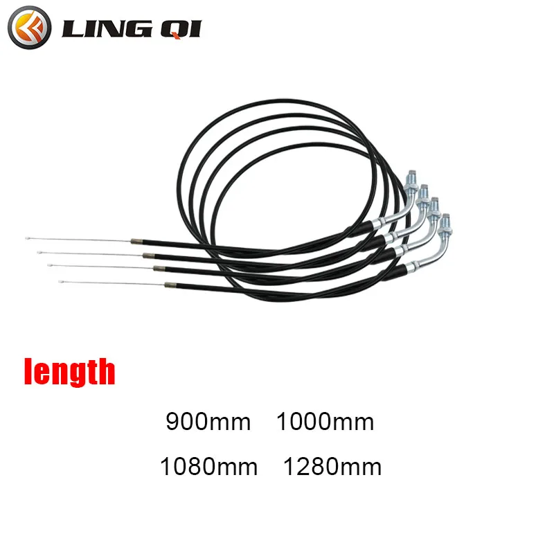 LINGQI Universal Replacement Motorcycle Throttle Cable Assembly Stainless Steel Core Throttle Control Cable Fit for Dirt Bike