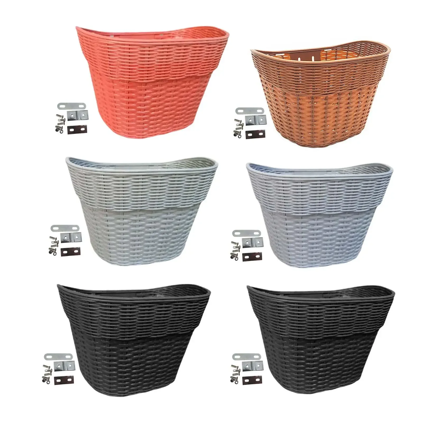 AliExpress SONONIA Bike Basket Durable Retro Style Most Adult Bikes Bike Storage Baskets Removable Carrier Pannier Front Handlebar Basket