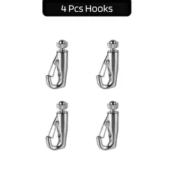 4 Pieces JUNMORE Copper-zinc alloy Heavy-Duty self-gripping hook for picture hanging systems
