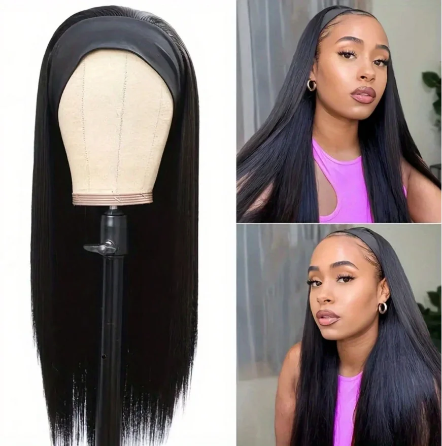 Thumbnail 3 - #71 Best Selling Human Hair Headband Wigs