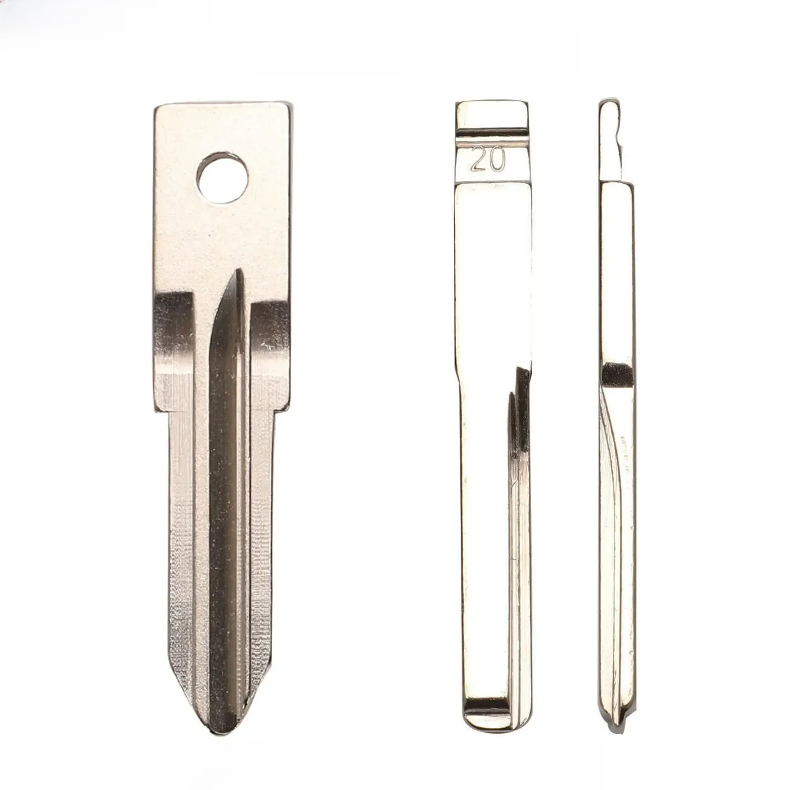 Jingyuqin-Clé à distance intelligente pliable pour Mercedes Benz Classe E, lame HU64, #318, #20, remplacement du porte-clés