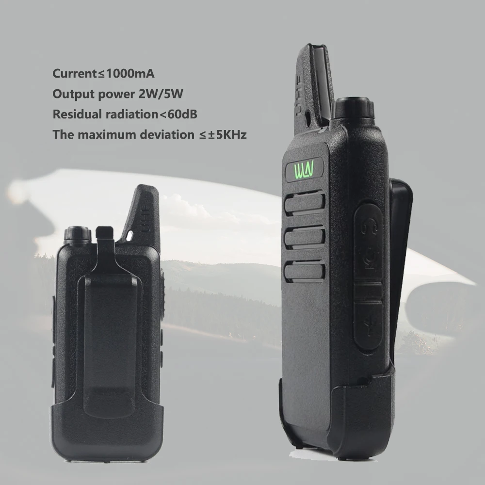 Mi-Ni Walkie Talkie WLN KD-C1 MINI Handheld Transceiver KD C1 Two Way Radio Ham Communicator Radio Station