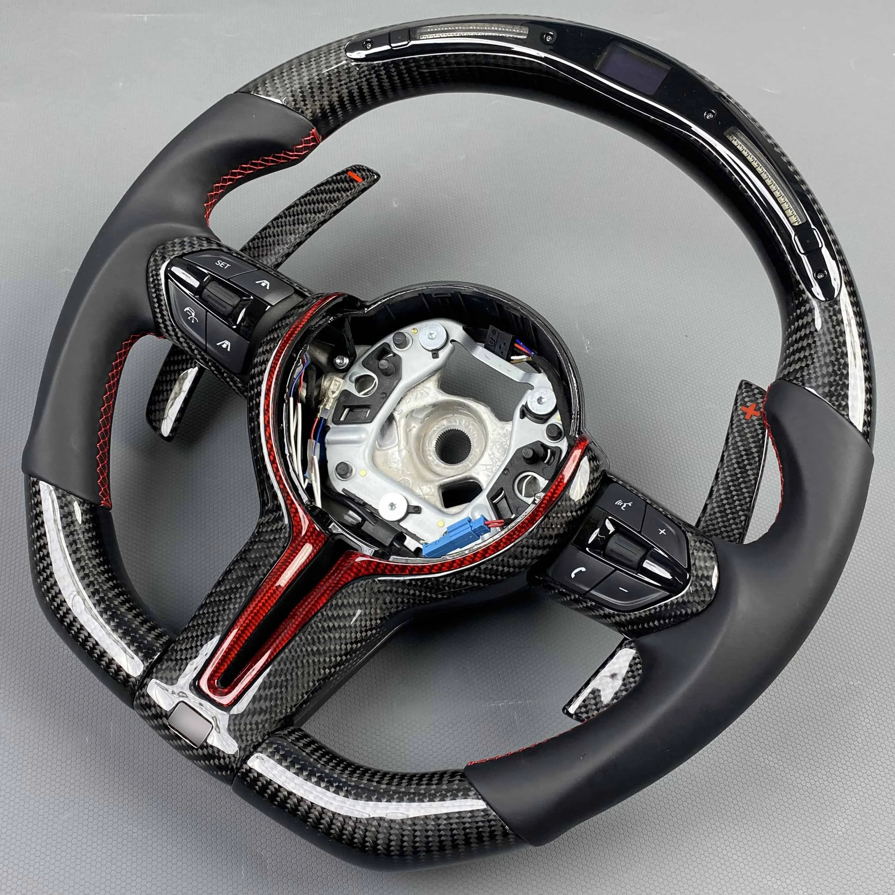 Customized Carbon Fiber Steer Wheel For BMW X3 X4 X5 M2 M3 M4 M5 M8 F06 F07 F10 F12 F15 F16 F20 F22 F30 F31 F32 F80 F82 M-Sport