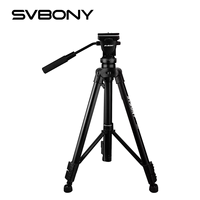 SVBONY Professional Foldable Camera Tripod Fluid Head Tripod Stabilizer Tripod for Digital SLR Canon Nikon Sony DSLR Cameras