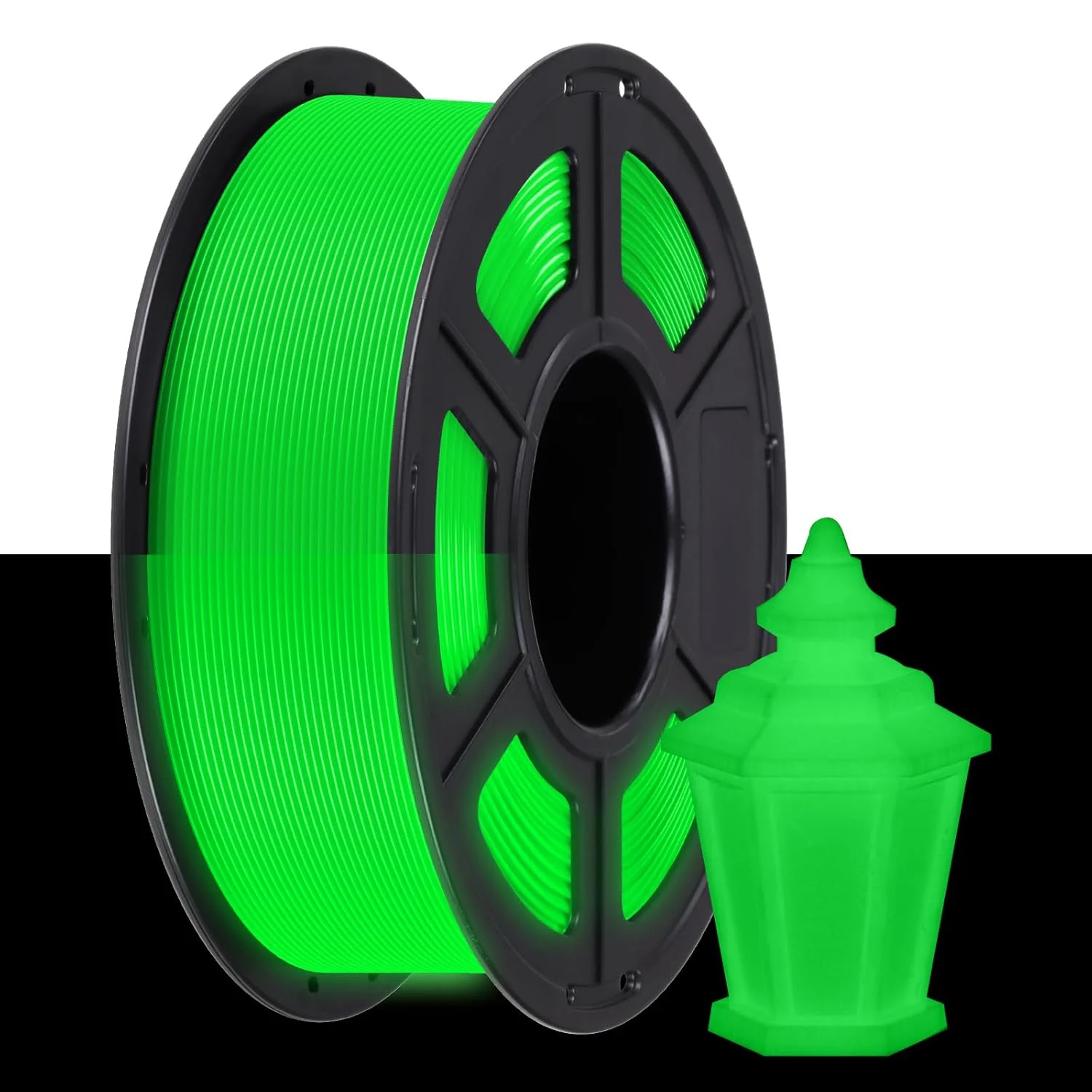 

Glow in The Dark Filament , Green,TPU Filament 1.75 mm, 3D Printer Filament Bundle,250g