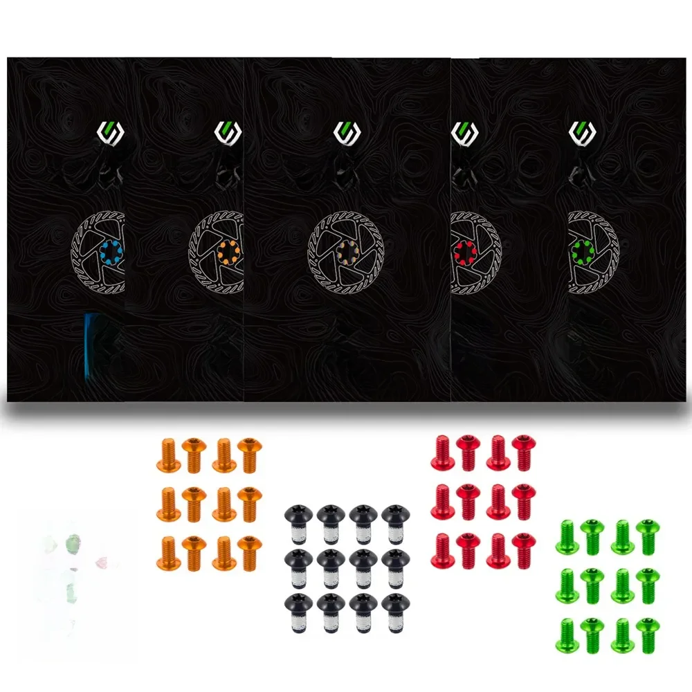 AliExpress chooee Chooee Bicycle Brakes Rotors Bolt Steel M5x10mm Rorors Screws Bike Brake Disc Brake Rotor Bolts 12pcs