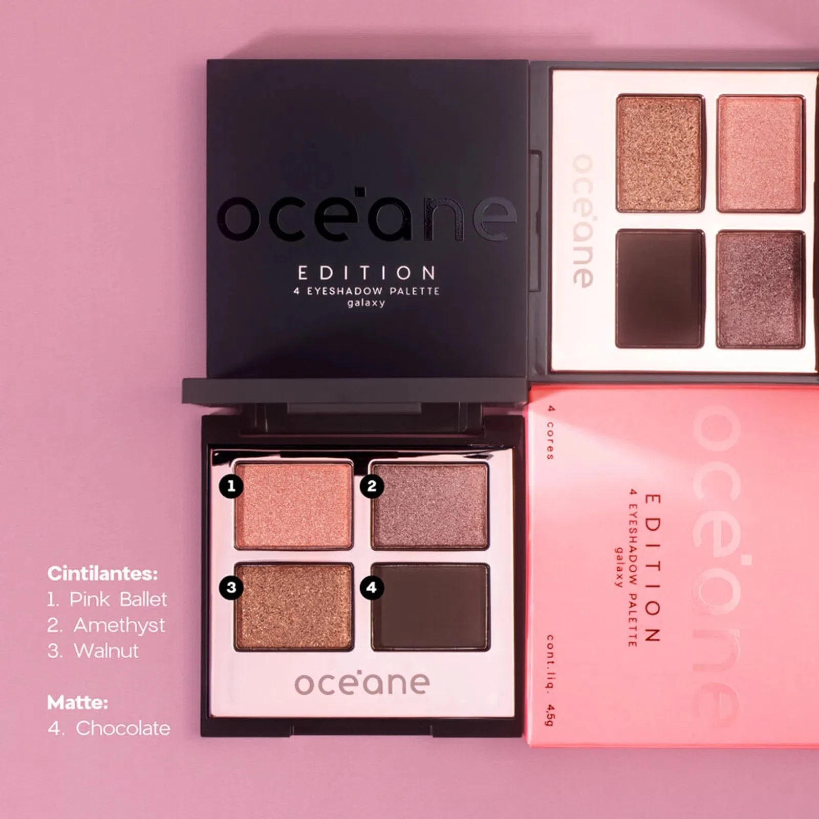 Eyeshadow Palette Galaxy 4,5G-Océane Edition Eyeshadow Palette 4