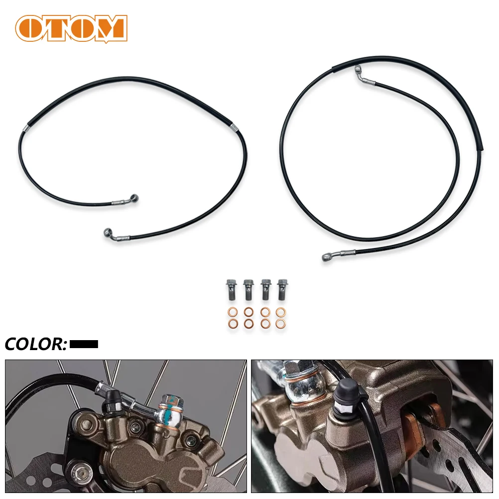 For Surron Ultra Bee Motorcycle Front Rear Brake Hose Brake Oil Pipes Hydraulic Brake Line Banjo Bolt Washer Kit Electric Bike