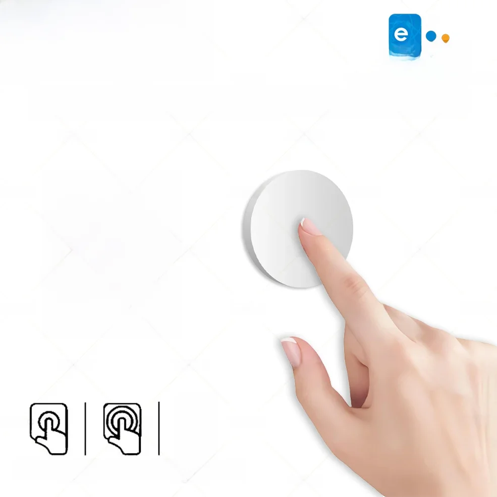 Neuer ZigBee-Tasten-Szenenschalter, intelligente Verknüpfung, intelligenter kabelloser Wanddruckknopf, funktioniert mit Zigbee2MQTT Ewelink Alexa Alice