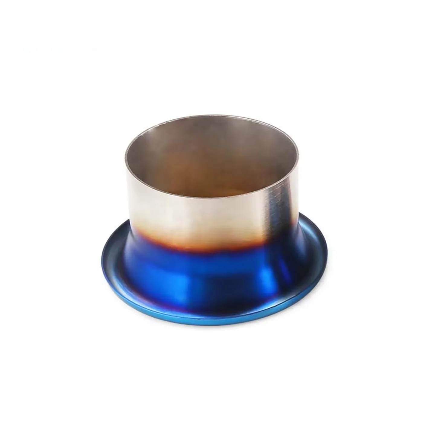 Stainless Steel Blue End Cold Air Intake System Velocity Stack Kit 3'' 3.5'' 4'' Turbo Horn Funnel Kit view 3