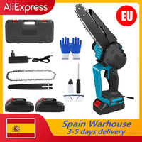 2000W 8 Inch Brushless Electric Saw Chainsaw Rechargeable 15000RPM Woodworking Tool Portable Adjustable Direction Mini Chainsaw