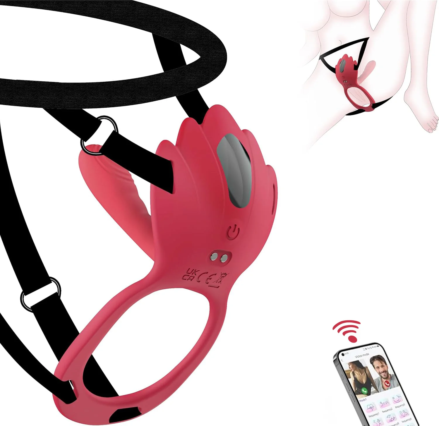 Wearable Panty Vibrator Female Sex Toy for Women G-spot 9 Vibration Penis Ring Clitoral Stimulator Couple Sexy Toys for Couples