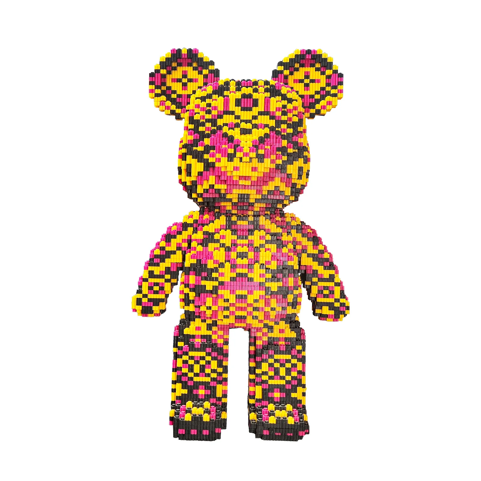 

Медведь Мандала (средний) — 7750 шт. Модульная кирпичная игрушка «сделай сам», идеальный подарок для подростков и взрослых, коллекционный художественный дисплей