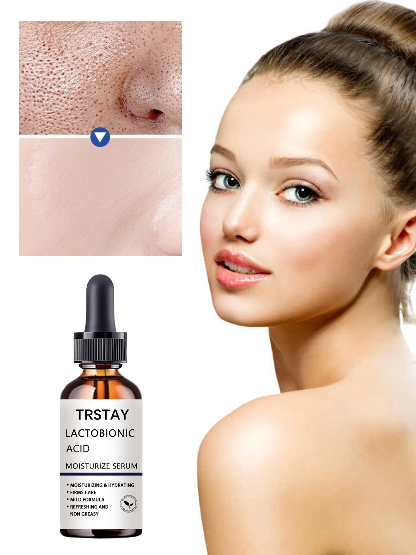 Hydrating serum with natural essential oils for delicate skin to minimize pores regulate oil and achieve smooth silky texture fo - Image 5