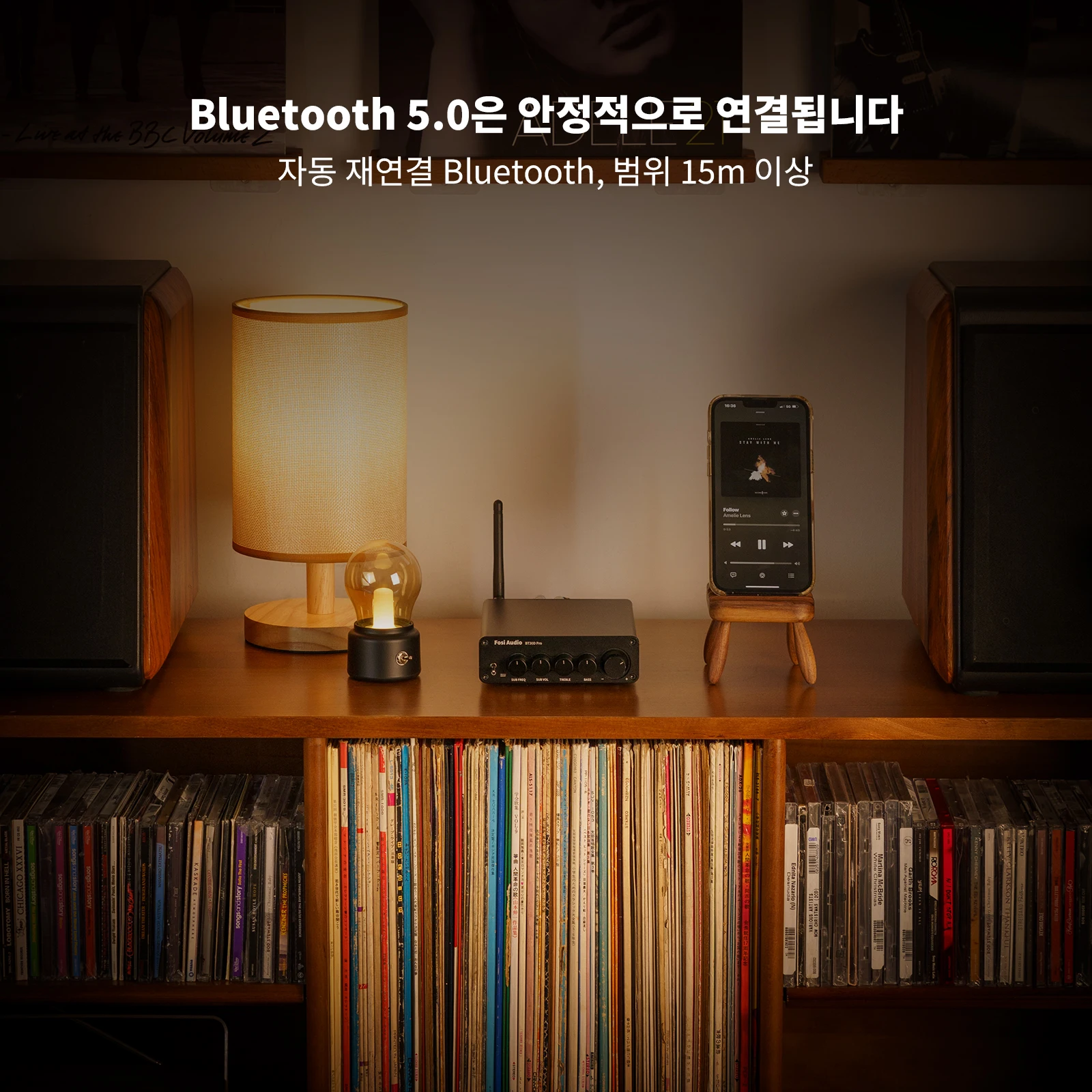 Fosi 오디오 Bluetooth 사운드 전력 증폭기 스피커 서브우퍼 165Wx2 +350W BT30D PRO용 2.1 채널 앰프 오디오 수신기