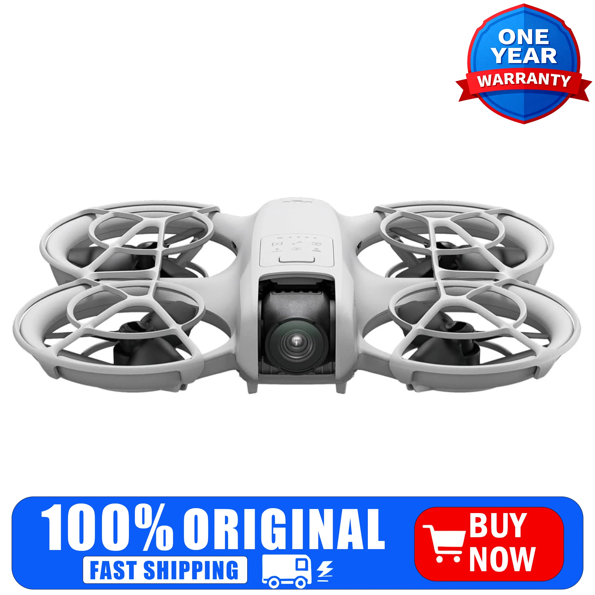 DJI Neo Mini Drohne, 4K UHD Kamera, 135g Selbstfliegend, Follow-Me-Funktion, Handflächenstart, Objektverfolgung, QuickShots, Stabilisiertes Video
