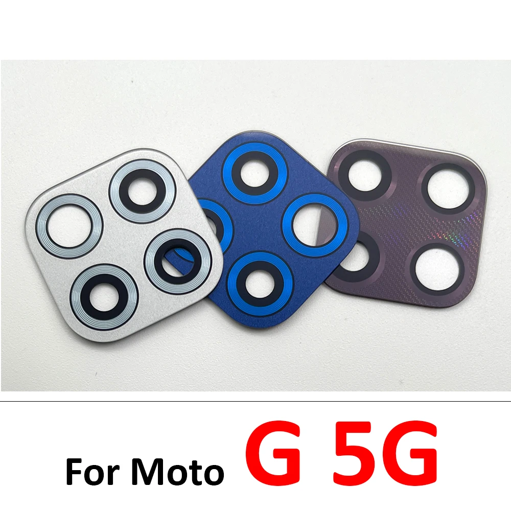 New Rear Back Camera Glass Lens For Motorola Moto G 5G / G 5G Plus With Ahesive Sticker