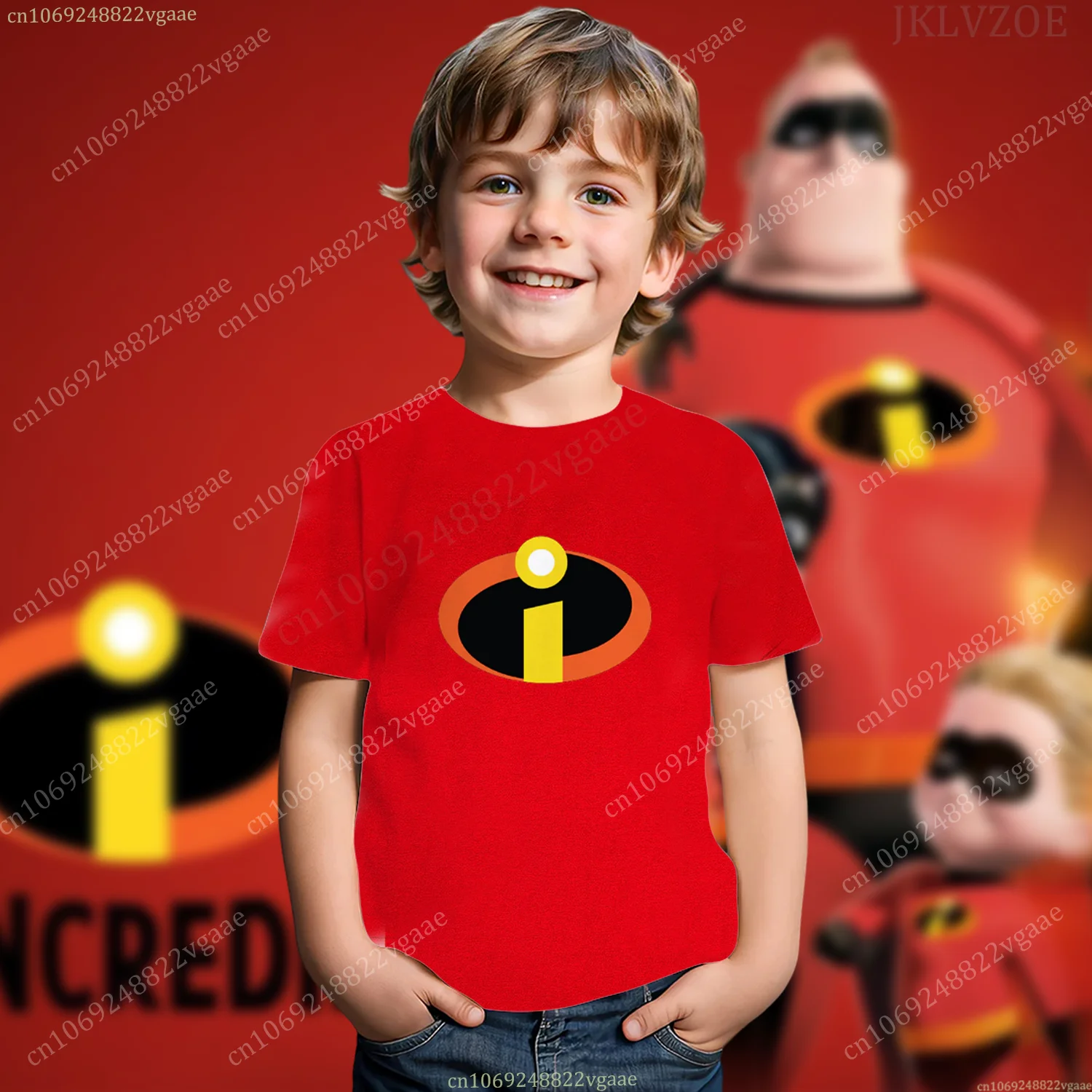 Summer Incredibles T Shirt Kids Men Cotton Women Short Sleeve Boys Girls Kids Superman Tee Cosplay Clothes Children Costume