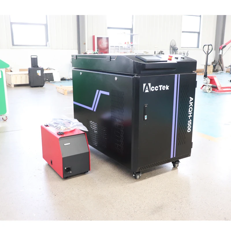 

AccTek 1.5KW 2KW 3KW Fiber Laser CE Certification 3 in 1 Laser Cleaner Welder Rust Paint Oil Removal