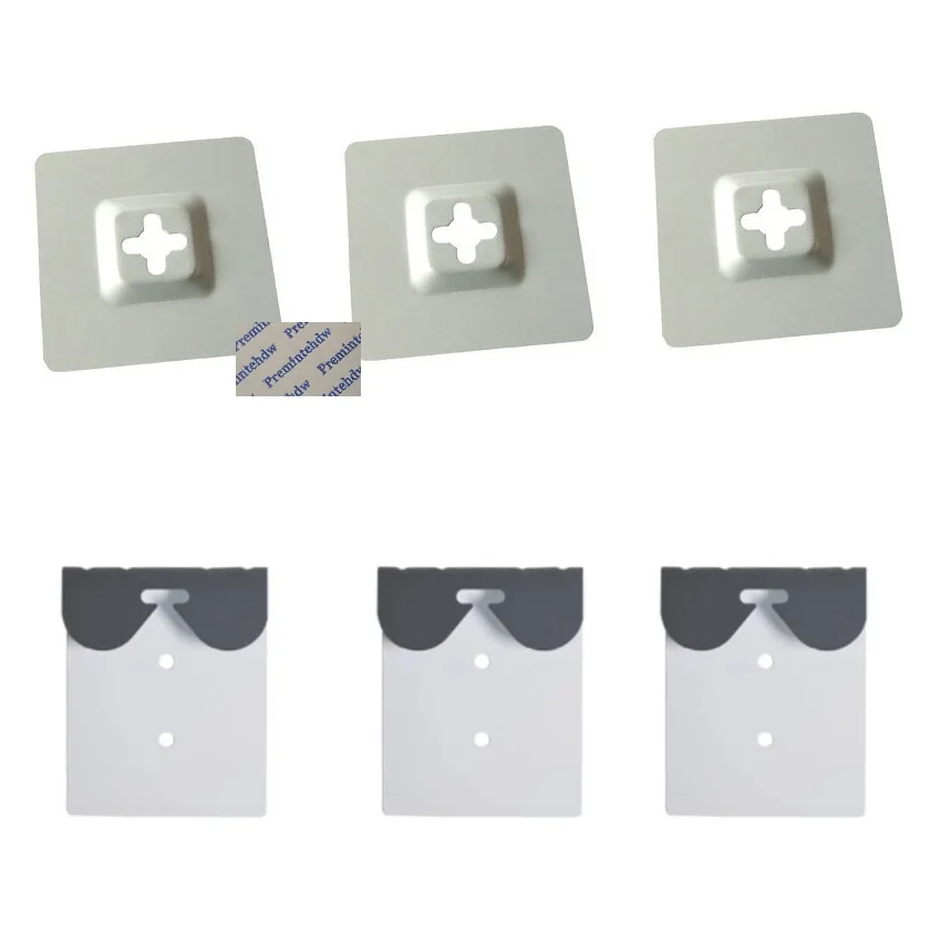 20Pcs Square Wall Mirror Back Glued Keyhole Sparrowtail Hanger