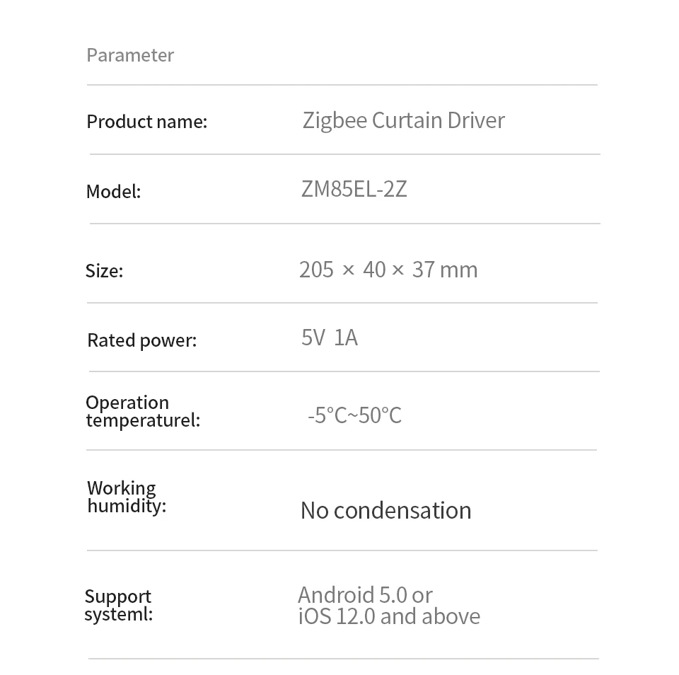 Zemismart Zigbee Smart Electric Curtain Robot Vorhangmotor für Roman Rod I Type U Type Track Work mit TUYA Alexa Google Home – Detail 13