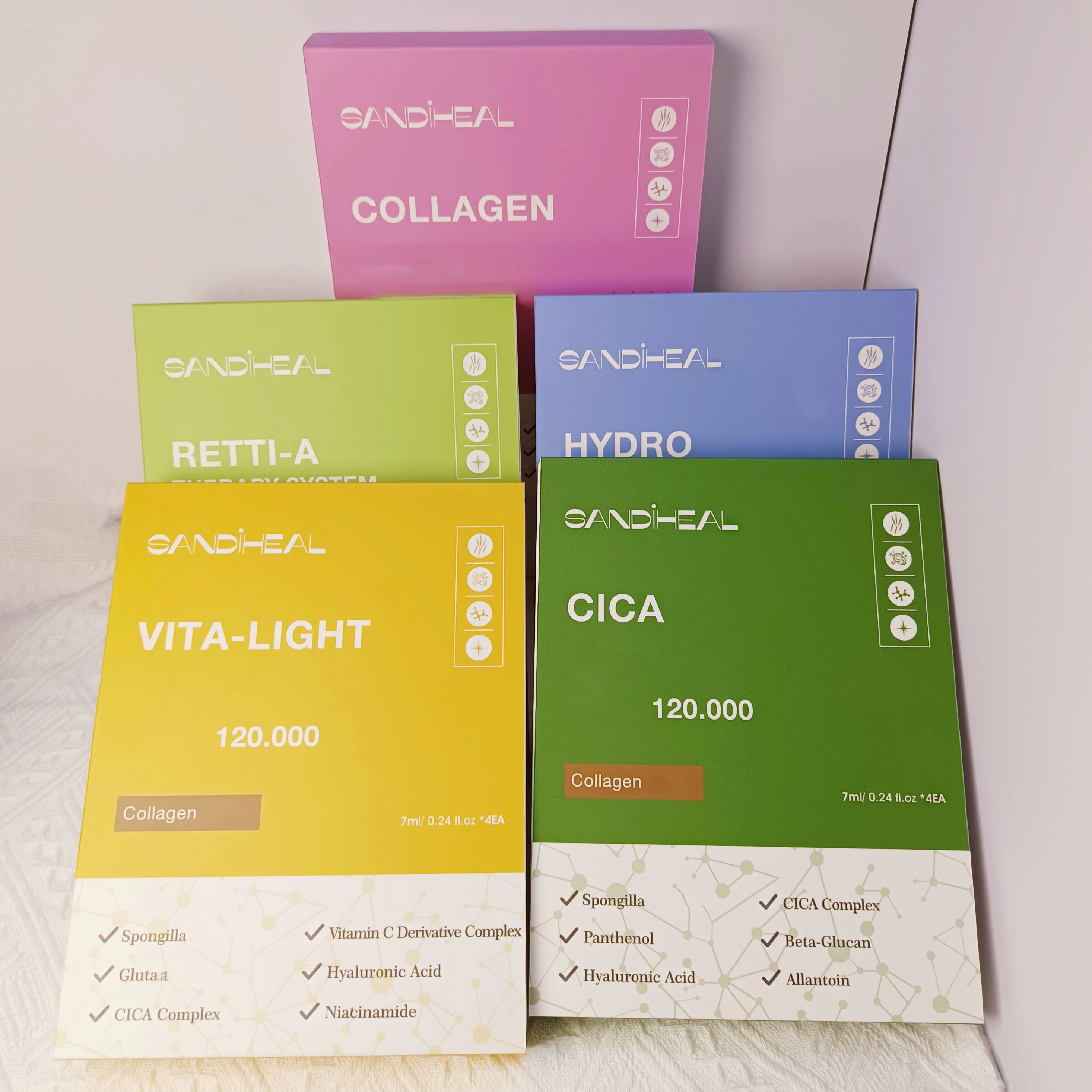 

2026 SANENDI Exo0 PDRN Serum Collagen Peptide Essence Vita GSH CICA Facial Care Smoothing Hydrating korean Skin Care Glow Recipe