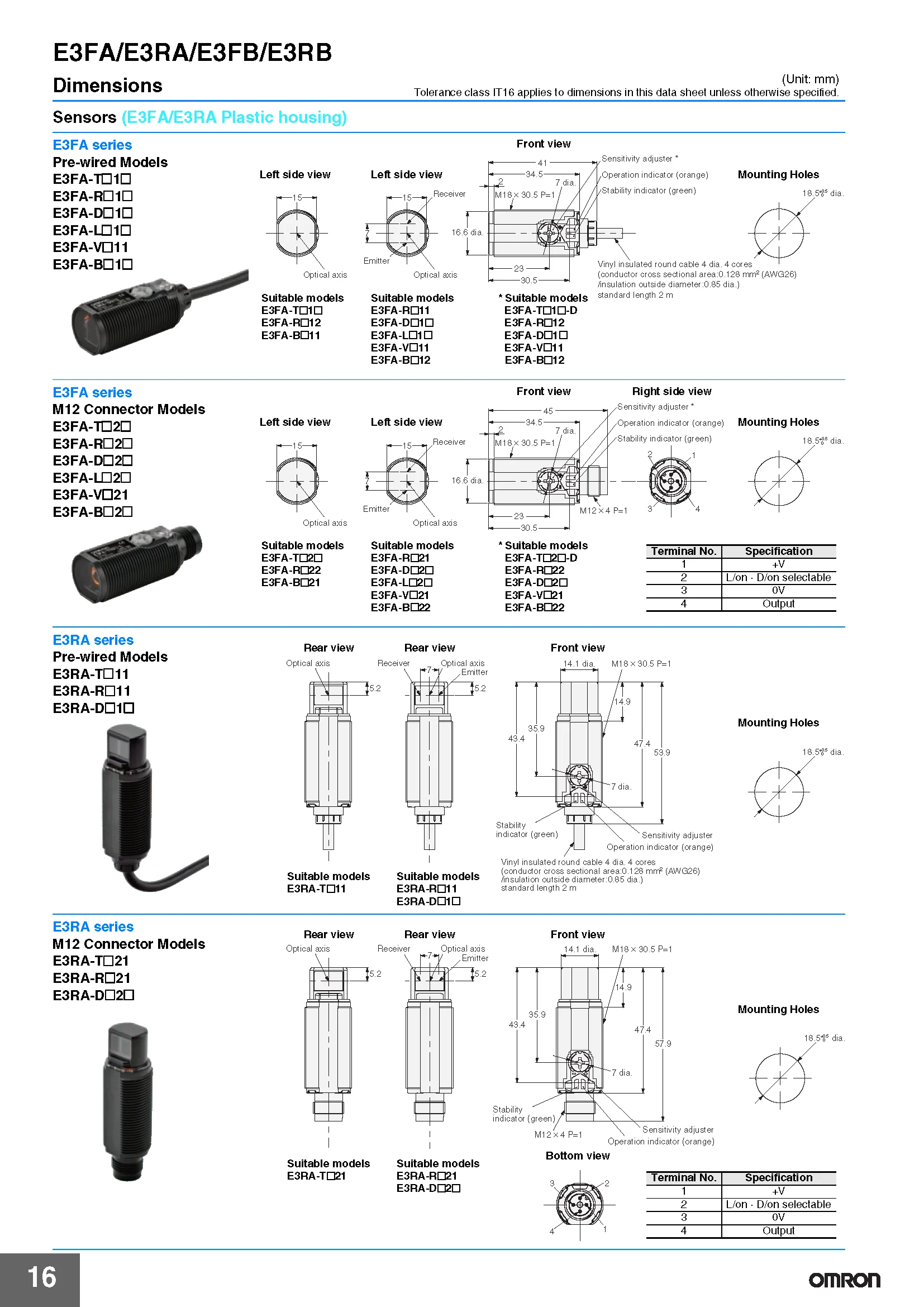 OMRON Original Photoelektrischer Sensor E3FA-TN21 TP21 TN22 TP22 RN21 RP21 RN22 - Authentischer Neuer Photoelektrischer Schalter – Detail 7