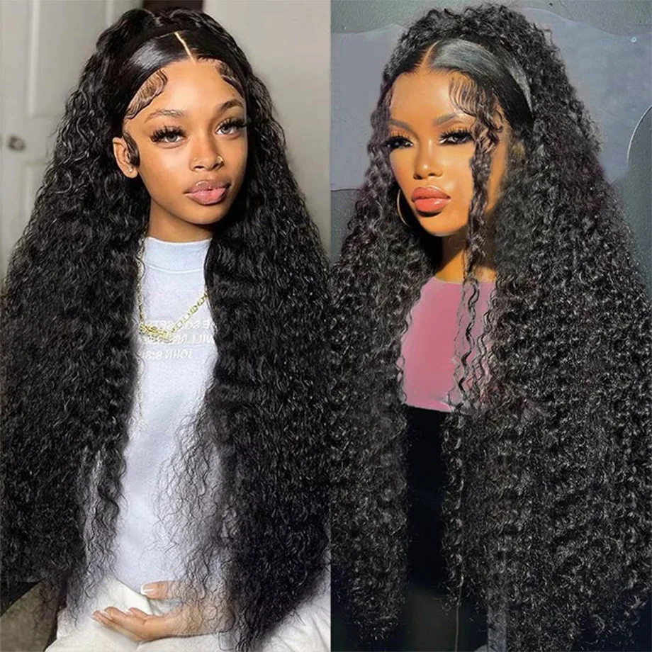 Curly Lace Front Human Hair Wig 13x4 13x6 Deep Wave HD Lace Frontal Wig Water Wave Wigs For Women Brazilian Glueless Hair Wig