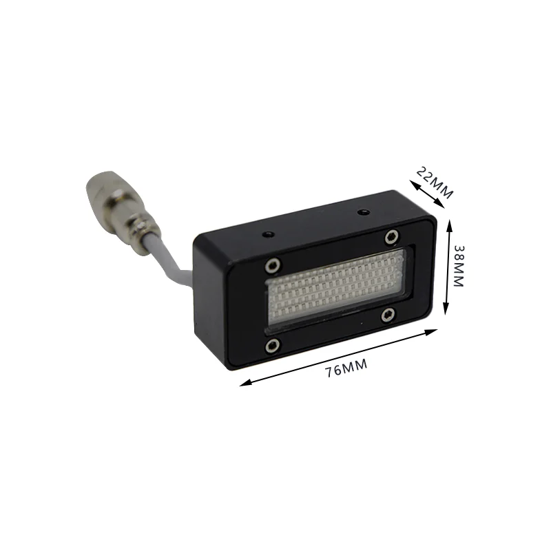 50*20MM  155w LED UV Lamp water Cooled  UV LED Curing Lamp 395nm UV Ink Drying Light for UV Flatbed Inkjet Printer for cen4 G5G6