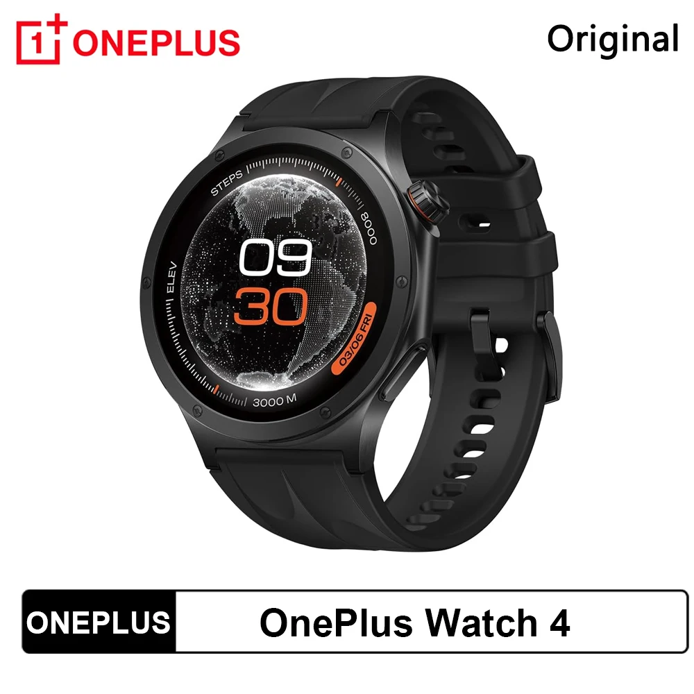 OnePlus Watch 4 Smartwatch Titanio AMOLED GPS