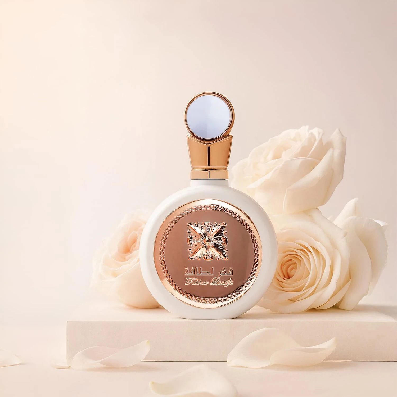 

Fakhar Rose- Floral, Fruity Fresh, Sweet - Eau de Parfum Long-Lasting Fragrance for Women, 3.40 Ounce / 100 ml