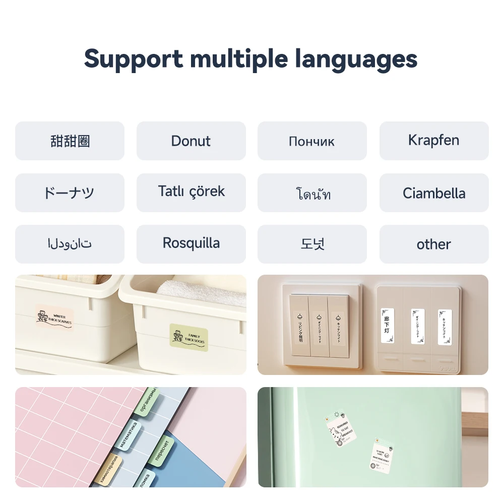 Etykieta termoprzylepna do NiiMbot /B3S/B31/B4 Duży Rozmiar 60-70mm Szerokość Etykieta Biznesowa Papier do Naklejek z Kodami Kreskowymi