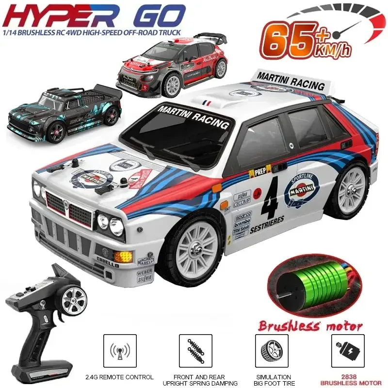 

Hyper Go MJX 14301 14302 14303 1/14 4WD RC Car 65km/h Brushless 2.4G Remote Control Car Off-road High Speed RC Cars Truck Toy