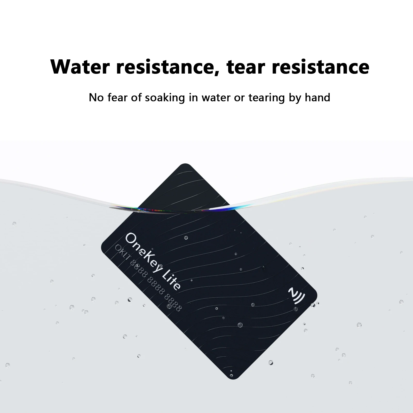 OneKey Lite Recovery Phrase Backup Card Portable NFC Private Key Cold Storage For Cryptocurrency Software Wallet