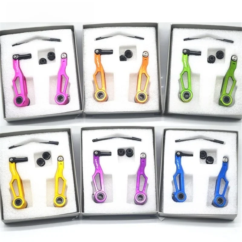 AliExpress NONE LITEPRO Folding Bike Ultralight V Brake Caliper Long Arm 108mm Short Arm 82mm Aluminum Alloy Folding Bicycle Brake Part