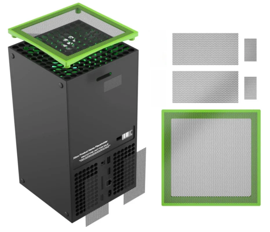 Filtr przeciwpyłowy do konsoli Xbox Series X Osłona przeciwpyłowa na kratkę wentylacyjną do konsoli Xbox Series X Akcesoria do gier — zdjęcie produktu 7