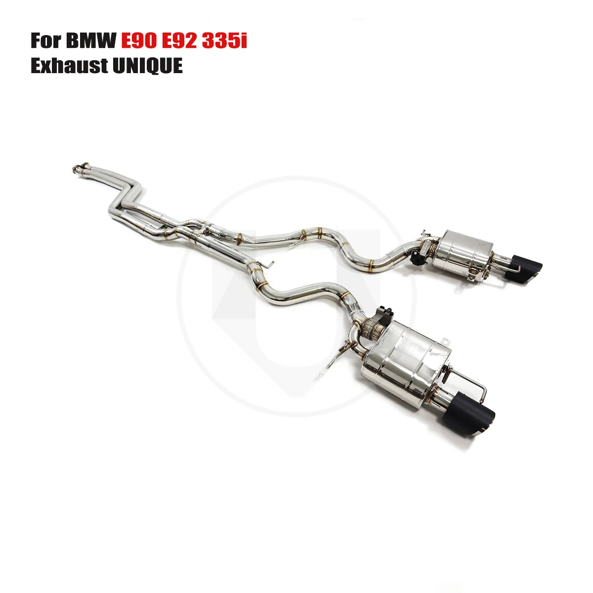 UNIQUE For 2007-2010 BMW E90 335i N54 3.0T performance valve exhaust system ss304 exhaust muffler