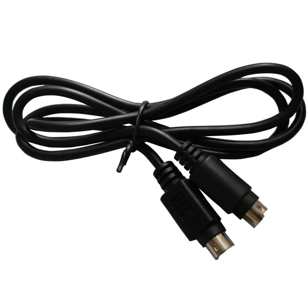 1m/60cm Kabel S-video męski do męskiego 4-pinowy komputer podłączony do telewizora do projektora VCR DVD Niklowany Nowy — zdjęcie produktu 7