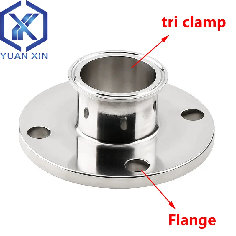 

Тройной зажим для фланца Трой-зажим из нержавеющей стали к фланцевому адаптеру Фланцевый адаптер