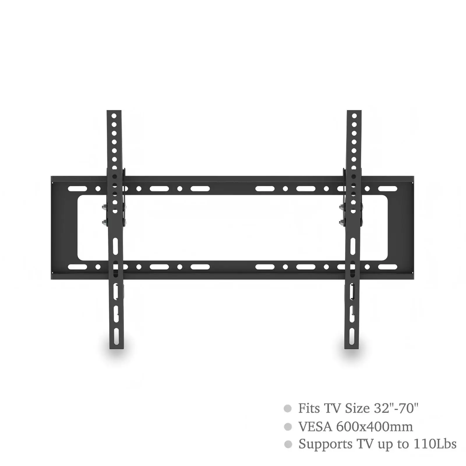LED-LCD-TV-Wandhalterung, neigbar, verstellbar, verstärkte TV-Halterung, 32–70 Zoll, voll bewegliche Wandhalterung für Fernseher, drehbare Neigung, horizontal