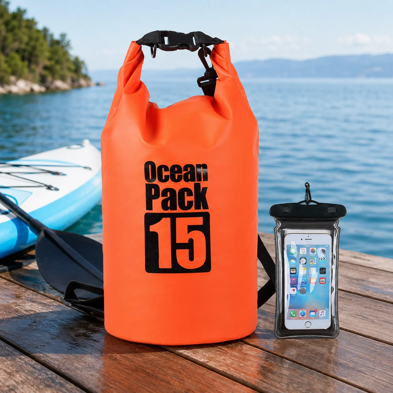 1PC Portable Waterproof Backpa - đánh giá và giá Dry Bag Roll Top