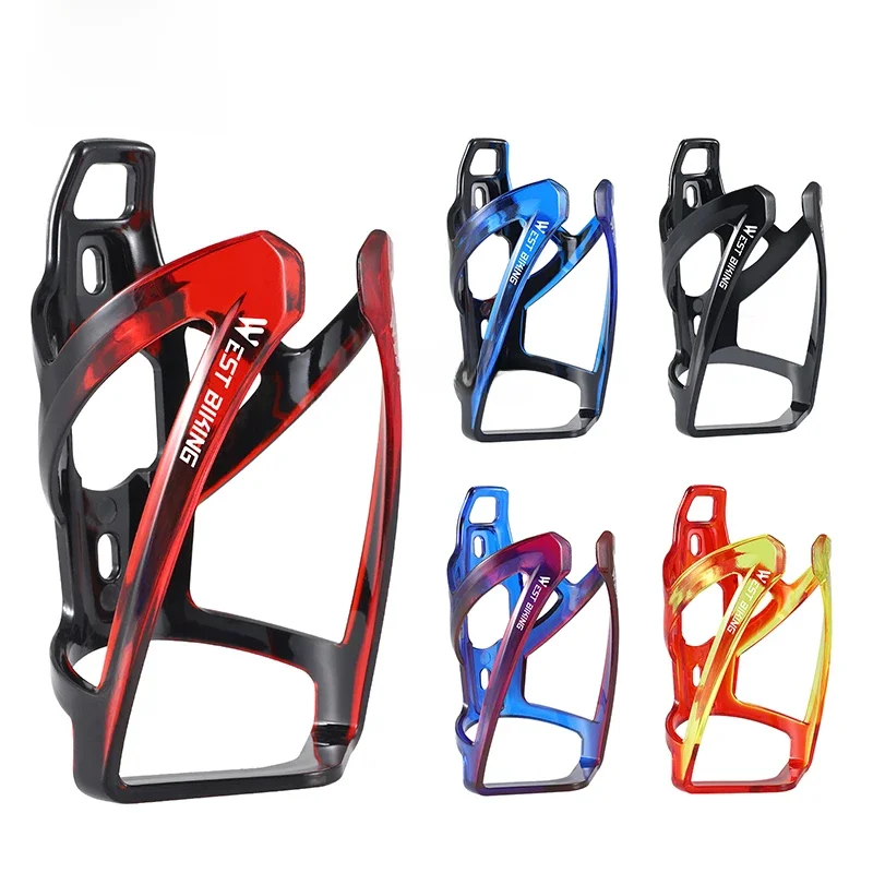 AliExpress West Biking WEST BIKING Bicycle Water Bottle Cage Colorful Gradient Cycling Bottle Holder Ultralight MTB Road