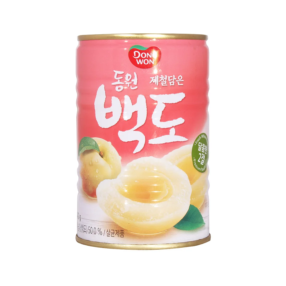 Dongwon White degree 400g x 6 pieces/canned peaches