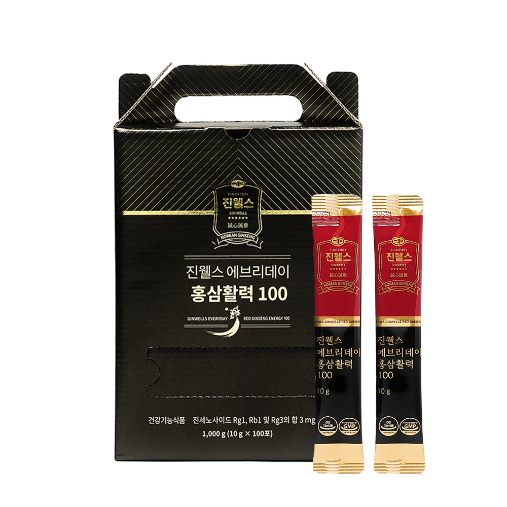 [ILHWA] ginwells everyday ginseng 10g X 100sticks