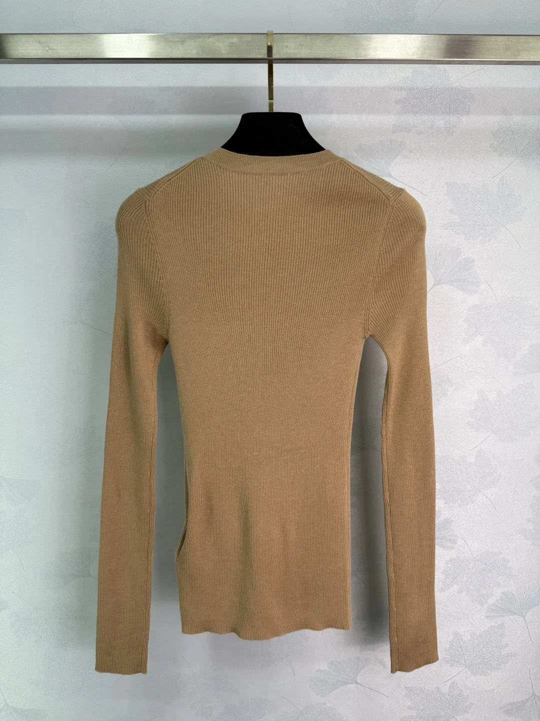 

Women's early autumn new knitted round neck sweater classic explosive slim fit version wool base top