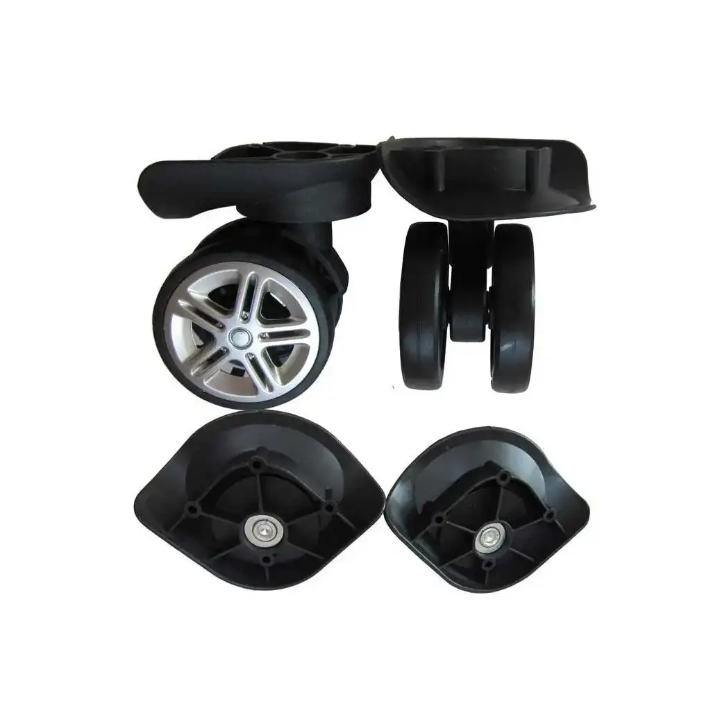 2 Pieces Replacement Travel Bag Wheel Nylon Detachable Heavy Duty Rotating Luggage Suitcase Roller Accessories