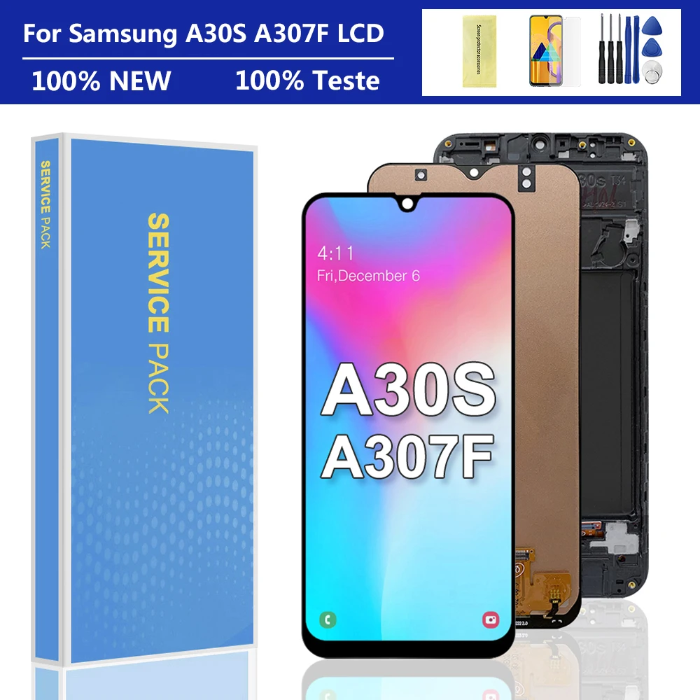 6.4\'\' High Quality For Samsung A30s A307F A307FN A307G A307YN LCD Display Touch Screen Digitizer Assembly For Samsung A30S lcd