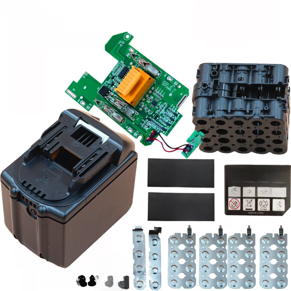 BL1890 Obudowa akumulatora do maszyny Makita 18V o dużej mocy 700W lub więcej DIY 12Ah Shell Box z płytką BMS BL18120 BL1830 BL1860 — zdjęcie produktu 7