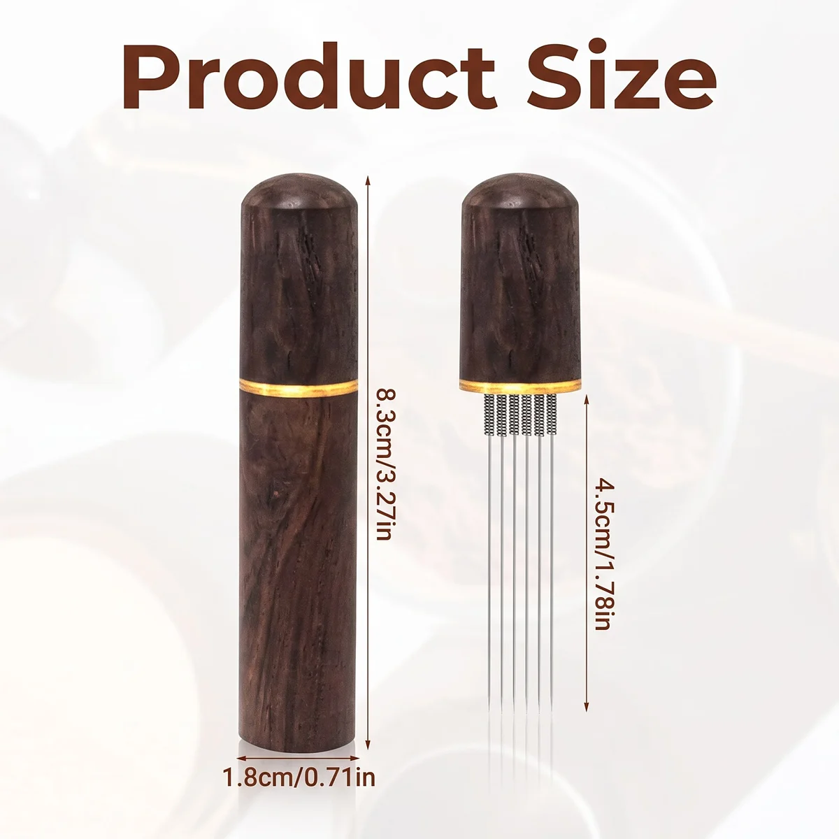 Leeseph Coffee Stirrer Distributor Needle Coffee Powder Tamper WDT Tool Stainless Steel Coffee Stirring Barista Accessories